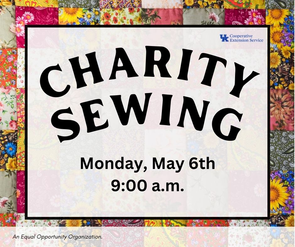 Charity Sewing May 6th