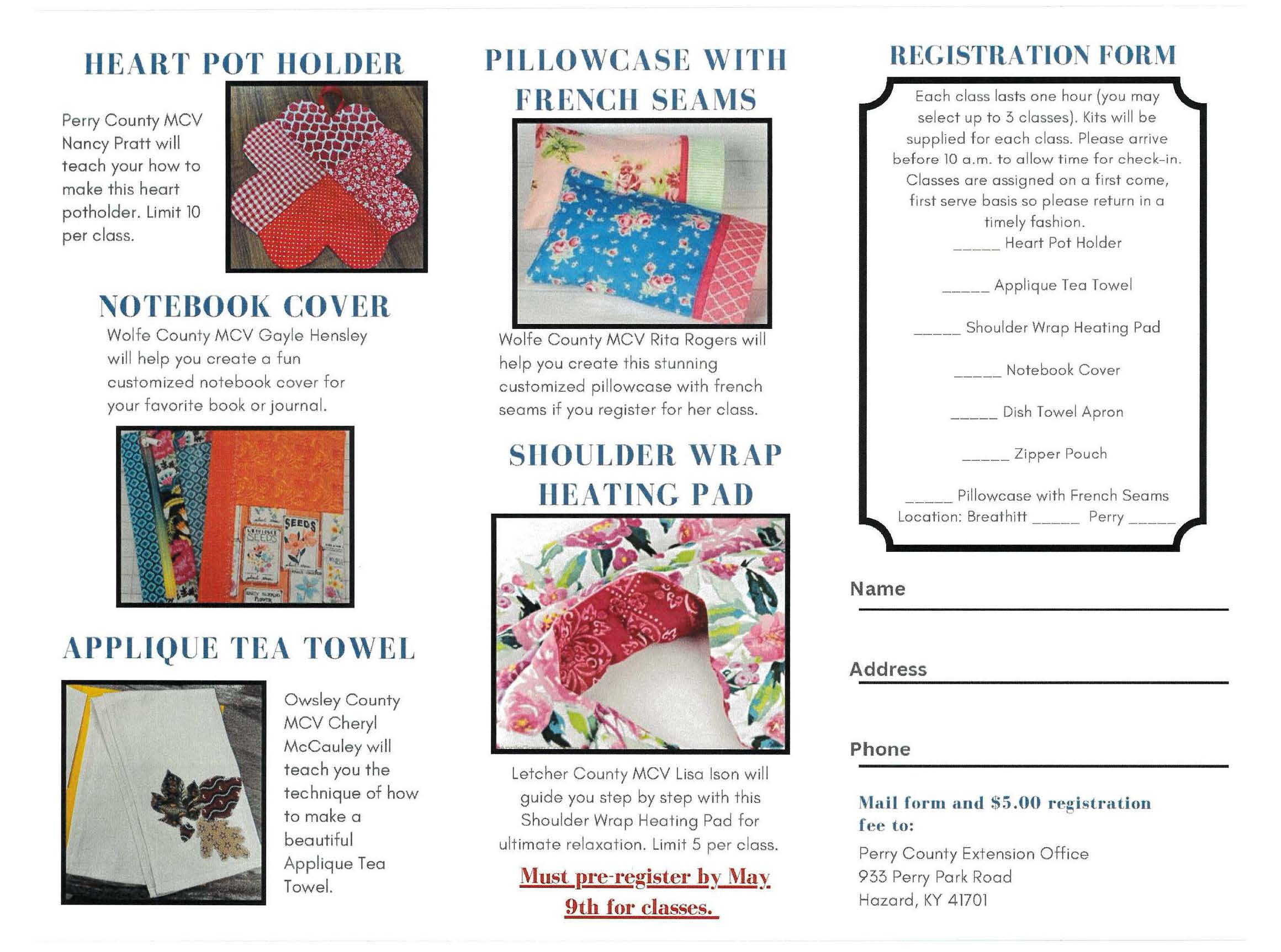 Come Sew with Us: Perry County June 12th 10 a.m.-1:30 p.m.